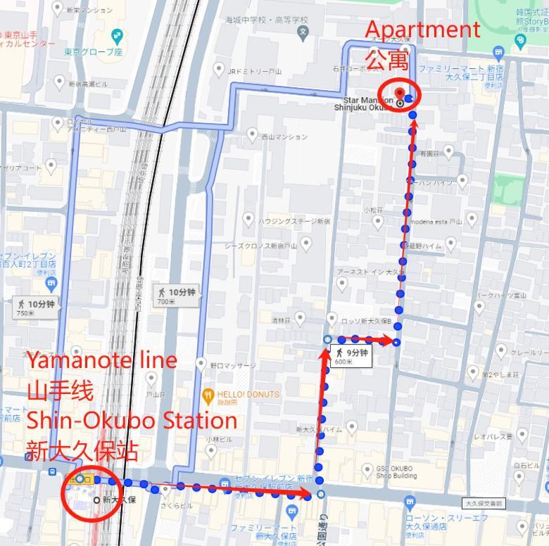 東京都Okubozyzアパートメント エクステリア 写真